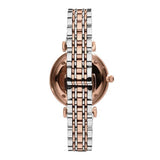 Emporio Armani Retro Silver Dial Two Tone Steel Strap Watch For Men - AR1677 Buy Now By Emporio Armani