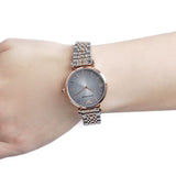 Emporio Armani Gianni T Bar Grey Dial Two Tone Stainless Steel Watch For Women - AR1725 Buy Now By Emporio Armani