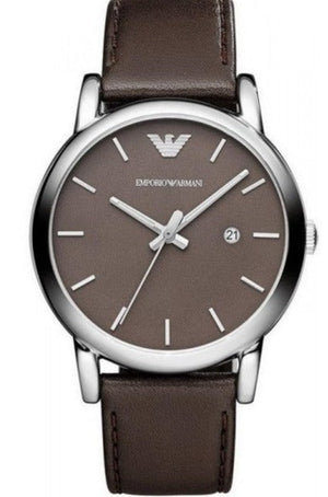 Emporio Armani Classic Quartz Brown Dial Brown Leather Strap Watch For Men - AR1729 Buy Now By Emporio Armani