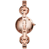 Emporio Armani Retro Quartz Silver Dial Rose Gold Steel Strap Watch For Women - AR1776 Buy Now By Emporio Armani