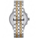 Emporio Armani Classic Blue Dial Two Tone Steel Strap Watch For Men - AR1847 Buy Now By Emporio Armani