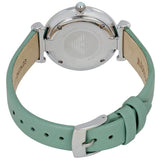 Emporio Armani Gianni T Bar Mother Of Pearl Blue Dial Blue Leather Strap Watch For Women - AR1959 Buy Now By Emporio Armani