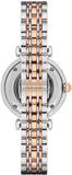 Emporio Armani Gianni T Bar Analog White Dial Two Tone Steel Strap Watch For Women - AR2076 Buy Now By Emporio Armani