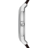 Emporio Armani Luigi Quartz Gray Dial Brown Leather Strap Watch For Men - AR1996 Buy Now By Emporio Armani