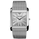 Emporio Armani Super Slim Quartz White Dial Silver Mesh Bracelet Watch For Women - AR2015 Buy Now By Emporio Armani