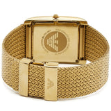 Emporio Armani Super Slim Quartz White DIal Gold Mesh Bracelet Watch For Women - AR2017 Buy Now By Emporio Armani