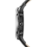 Emporio Armani Sportivo Chronograph Black Dial Black Leather Strap Watch For Men - AR2461 Buy Now By Emporio Armani