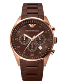 Emporio Armani Sport Chronograph Brown Dial Brown Stainless Steel Watch For Men - AR5890 Buy Now By Emporio Armani