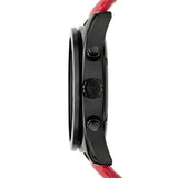 Emporio Armani Sportivo Chronograph Black Dial Red Leather Strap Watch For Men - AR5918 Buy Now By Emporio Armani