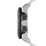 Emporio Armani Bracelet Collection Black Dial Silver Steel Strap Watch For Men - AR5970 Buy Now By Emporio Armani