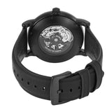 Emporio Armani Meccanico Quartz Black Dial Black Leather Strap Watch For Men - AR60032 Buy Now By Emporio Armani