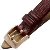 Emporio Armani Meccanico Automatic Silver Dial Burgundy Leather Strap Watch For Women - AR60044 Buy Now By Emporio Armani