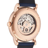 Emporio Armani Meccanico Automatic Blue Dial Blue Leather Strap Watch For Men - AR60050 Buy Now By Emporio Armani