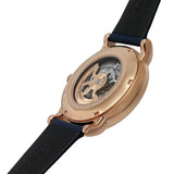 Emporio Armani Meccanico Automatic Blue Dial Blue Leather Strap Watch For Men - AR60050 Buy Now By Emporio Armani