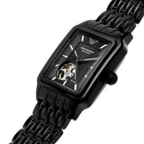 Emporio Armani Meccanico Black Dial Black Steel Strap Watch For Men - AR60058 Buy Now By Emporio Armani