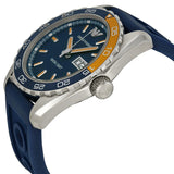 Emporio Armani Sportivo Chronograph Quartz Blue Dial Blue Rubber Strap Watch For Men - AR6045 Buy Now By Emporio Armani
