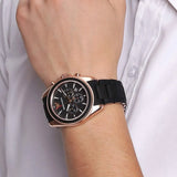 Emporio Armani Sigma Chronograph Black Dial Black SIlicon Strap Watch For Men - AR6066 Buy Now By Emporio Armani