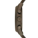 Emporio Armani Sportivo Chronograph Silver Dial Brown Leather Strap Watch For Men - AR6076 Buy Now By Emporio Armani