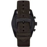 Emporio Armani Sportivo Chronograph Beige Dial Brown Leather Strap Watch For Men - AR6078 Buy Now By Emporio Armani