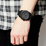 Emporio Armani Sportivo Chronograph Black Dial Black Silicone Strap Watch For Men - AR6092 Buy Now By Emporio Armani