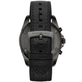 Emporio Armani Sigma Chronograph Black Dial Black Leather Strap Watch For Men - AR6131 Buy Now By Emporio Armani
