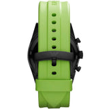 Emporio Armani Sports Analog Black Dial Green Rubber Strap Watch For Men - AR6115 Buy Now By Emporio Armani
