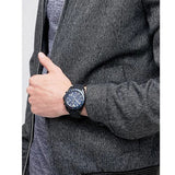 Emporio Armani Sigma Chronograph Blue Dial Black Silicone Strap Watch For Men - AR6121 Buy Now By Emporio Armani