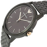Emporio Armani Interchangeable Black Dial Black Steel Strap Watch For Men - AR80021 Buy Now By Emporio Armani