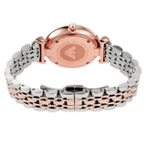 Emporio Armani Gianni T Bar Quartz White Dial Two Tone Steel Strap Watch For Women - AR80035 Buy Now By Emporio Armani