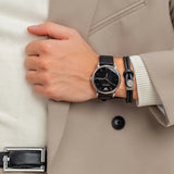 Emporio Armani Classic Quartz Black Dial Black Leather Strap Watch For Men - AR1692 Buy Now By Emporio Armani