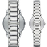 Emporio Armani Quartz White Dial Silver Steel Strap Watch For Men - AR90000 Buy Now By Emporio Armani