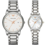 Emporio Armani Quartz White Dial Silver Steel Strap Watch For Men - AR90000 Buy Now By Emporio Armani
