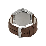 Armani Exchange Whitman Silver Dial Brown Leather Strap Watch For Men - AX2100 Buy Now By Armani Exchange