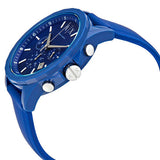 Armani Exchange Outerbanks Chronograph Blue Dial Blue Silicone Strap Watch For Men - AX1327 Buy Now By Armani Exchange