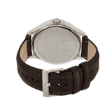 Armani Exchange Whitman Silver Dial Brown Leather Strap Watch For Men - AX2100 Buy Now By Armani Exchange