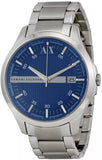 Armani Exchange Hampton Chronograph Blue Dial Silver Steel Strap Watch For Men - AX2132 Buy Now By Armani Exchange