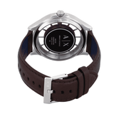 Armani Exchange Hampton Chronograph White Dial Brown Leather Strap Watch For Men - AX2187 Buy Now By Armani Exchange