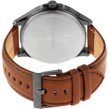 Armani Exchange Hampton Chronograph Grey Dial Brown Leather Strap Watch For Men - AX2414 Buy Now By Armani Exchange