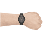 Armani Exchange Drexler Chronograph Black Dial Black Steel Strap Watch For Men - AX2601