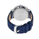 Armani Exchange Cayde Chronograph Blue Dial Blue Leather Strap Watch for Men - AX2746 Buy Now By Armani Exchange