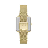 Armani Exchange Lola Quartz Gold Dial Gold Mesh Strap Watch For Women - AX5801 Buy Now By Armani Exchange