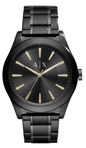 Armani Exchange Nico Analog Black Dial Black Steel Strap Watch For Men - AX7102 Buy Now By Armani Exchange