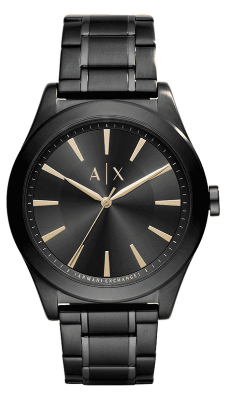 Armani Exchange Nico Analog Black Dial Black Steel Strap Watch For Men - AX7102 Buy Now By Armani Exchange