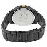 Armani Exchange Hampton Chronograph Black Dial Black Steel Strap Watch For Men - AX2121 Buy Now By Armani Exchange