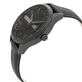 Armani Exchange Hampton Chronograph Black Dial Black Leather Strap Watch For Men - AX2400 Buy Now By Armani Exchange