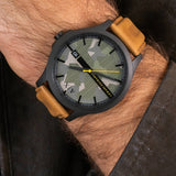 Armani Exchange Hampton Chronograph Green Dial Brown Leather Strap Watch For Men - AX2412 Buy Now By Armani Exchange