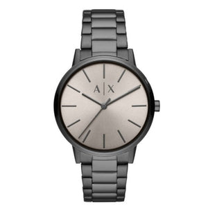Armani Exchange Cayde Analog Grey Dial Grey Steel Strap Watch For Men - AX2722 Buy Now By Armani Exchange