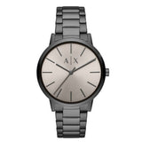 Armani Exchange Cayde Analog Grey Dial Grey Steel Strap Watch For Men - AX2722 Buy Now By Armani Exchange