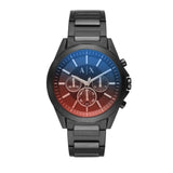 Armani Exchange Drexler Chronograph Black Dial Black Steel Strap Watch For Men - AX2615 Buy Now By Armani Exchange