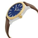 Armani Exchange Nico Quartz Blue Dial Brown Leather Strap Watch For Men - AX2334 Buy Now By Armani Exchange